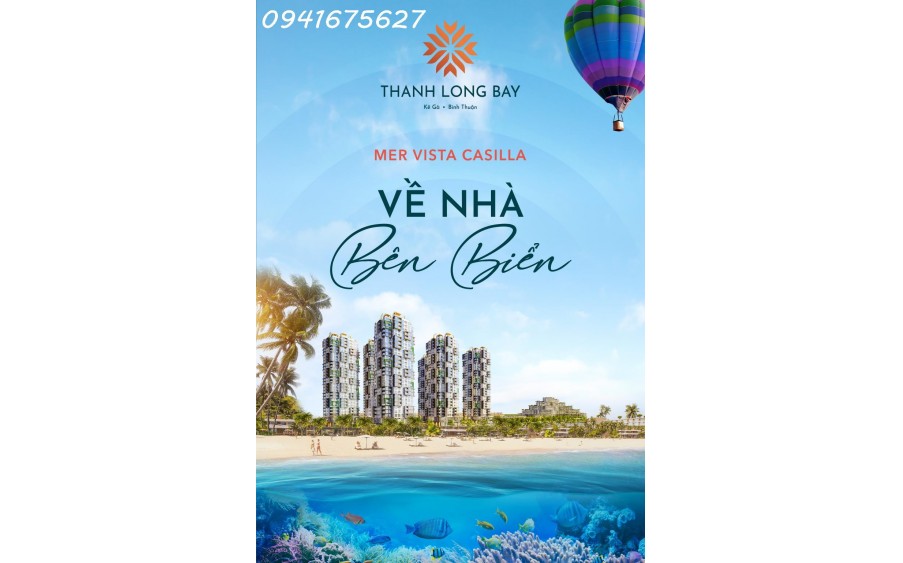 Sở hữu căn hộ cao cấp Mer Vista Casilla giá 1,9 tỷ/căn 1PN - 100% View Hướng Biển